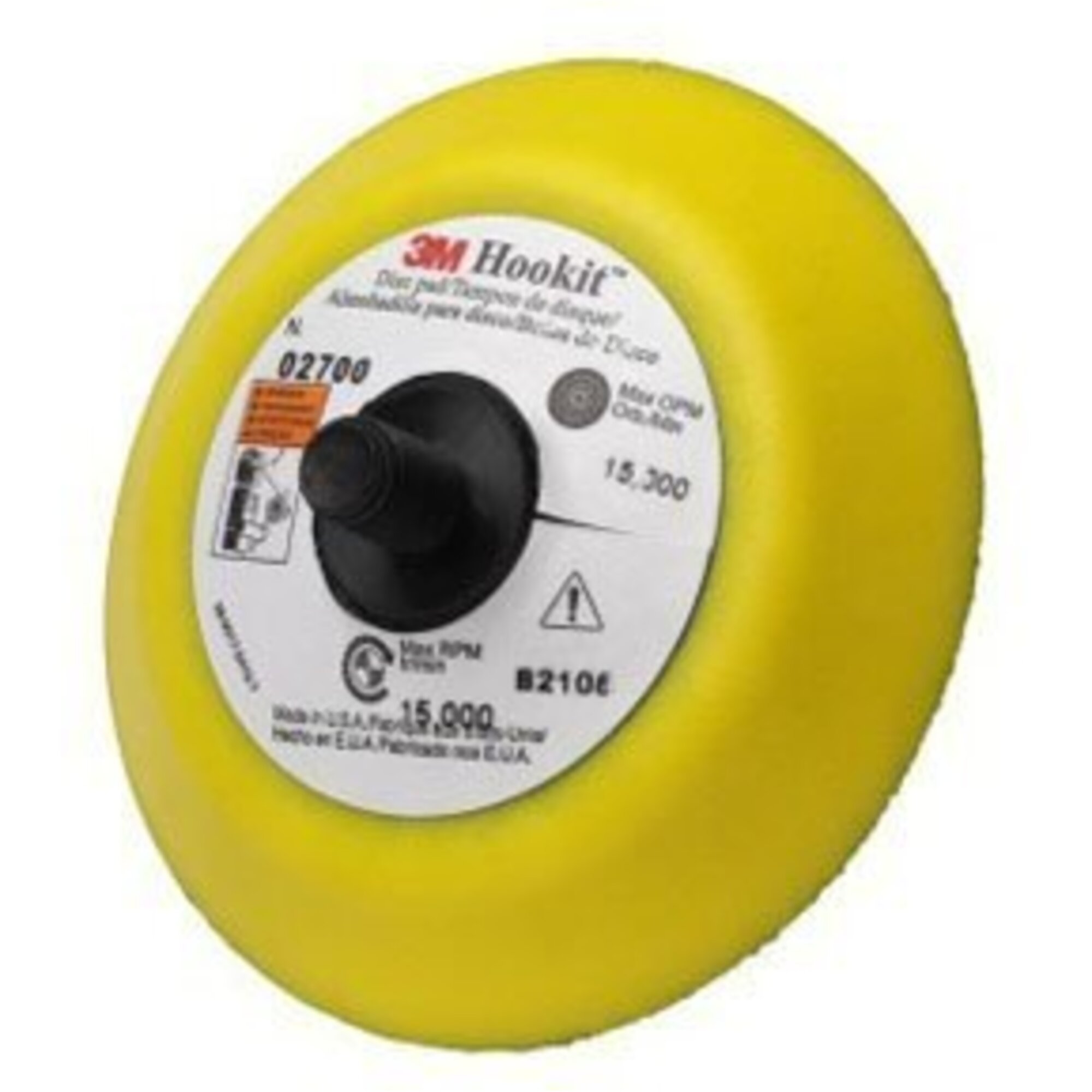 3M Hookit Disc Pad — 3in. Diameter, Fits Random Orbital Sanders, Model# MMM55764